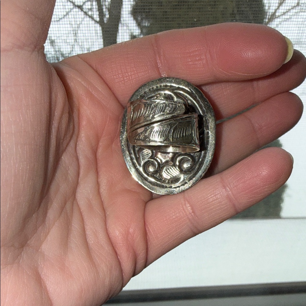 Buddha Labradorite Adjustable Ring - image 6